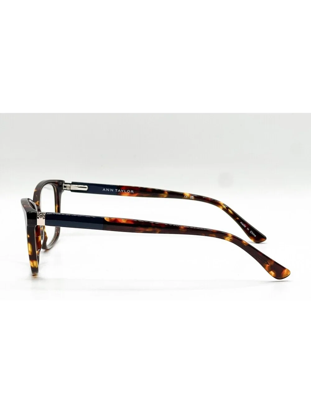 Ann Taylor At322 C02 Tortoise/Navy Authentic Eyeglasses 53-16-135